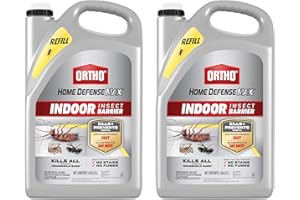Ortho Home Defense Max Indoor Insect Barrier Refill, Kills Ants, Roaches, Spiders, Fleas and Ticks, 1 gal., 2-Pack