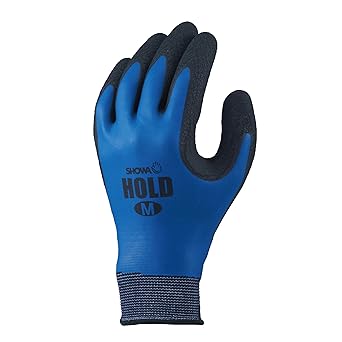 Amazon ショーワグローブ 軽作業用手袋 No 306 Hold ホールド ブルー Mサイズ 1双 背抜き手袋 産業 研究開発用品 通販