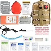 Emergency Trauma First Aid Kit, IFAK Medical Kit with Tourniquet, 36 inch Splint, Bleeding Control Kit
