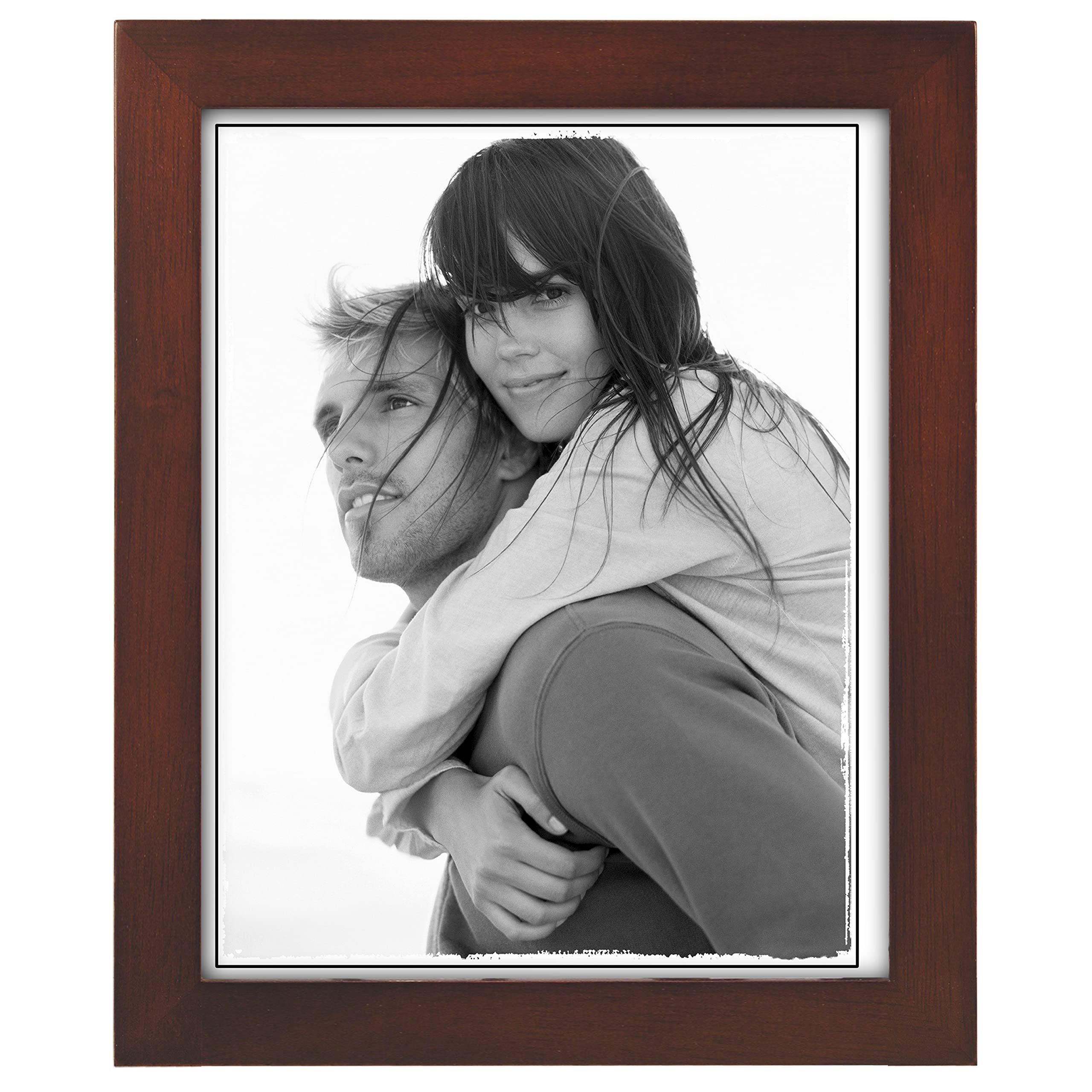 Malden International Designs 697-80 Picture Frame, 8x10, Dark Walnut — image 1