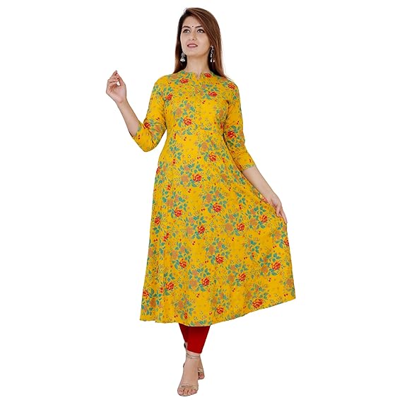 Women's Rayon A-Line Kurta