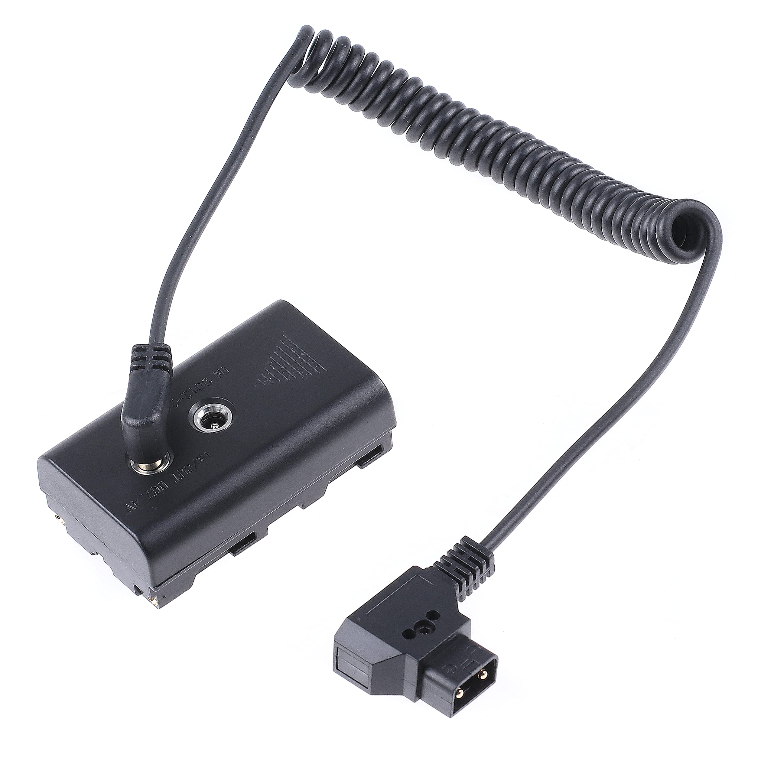 Fotga Extendable Power Adapter Cable for D-tap Connector to NP-F Dummy Battery NP-F550/570/750/770 NP-F960 NP-F970 to Power Video LED Light Monitor