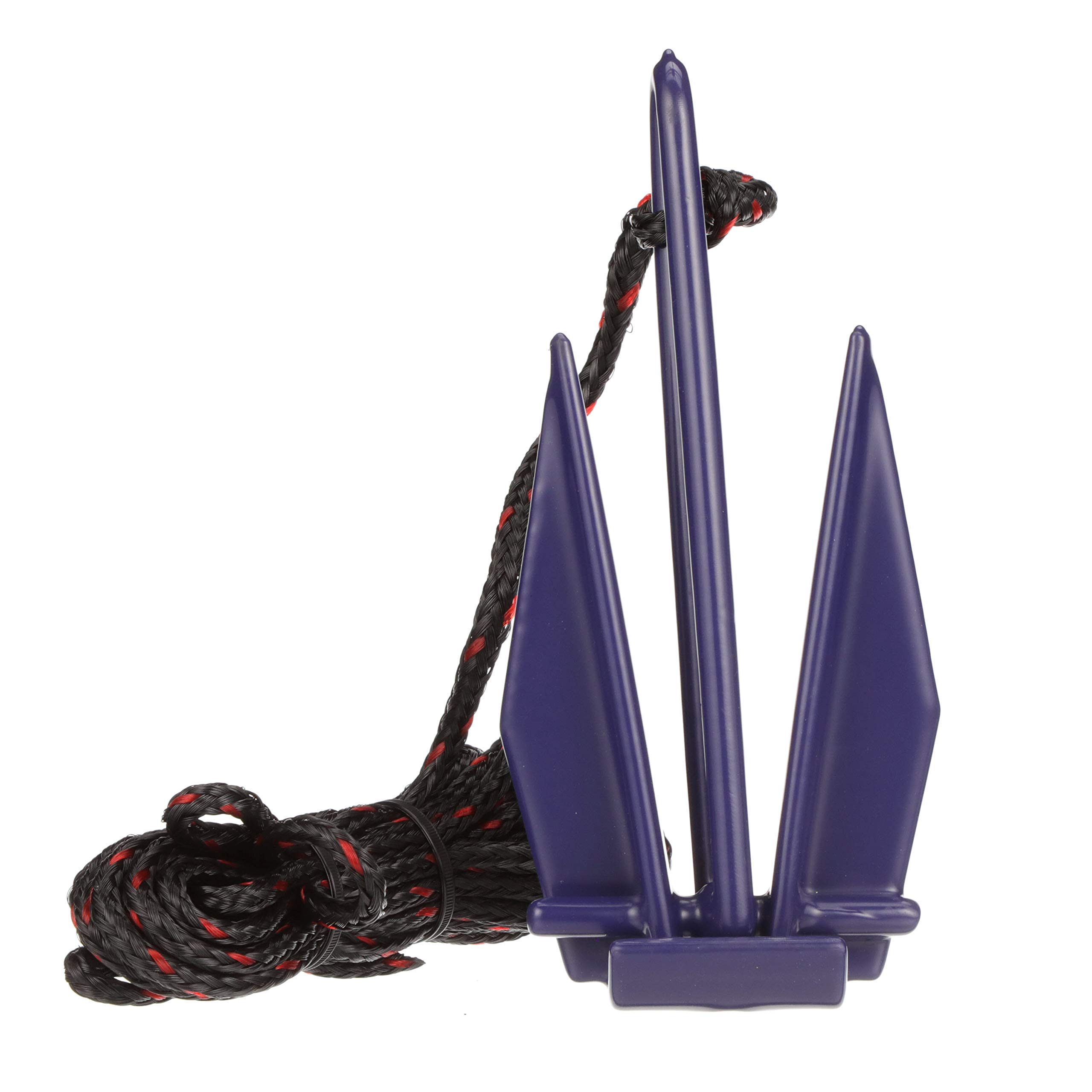 Seachoice PWC Fluke Anchor Kit, Vinyl Coated Fluke Anchor, 25 Ft. Anchor Line and Storage Bag