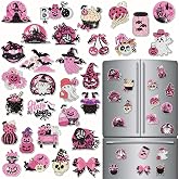 Copkim 30 Pcs Halloween Diamond Art Magnet Kits | 3.15 Inch Cute Ghost Diamond Painting Magnets for Adults, Fade-resistant PVC, for Fridges Lockers Cars DIY Home Decors