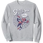 Marvel Spider-Man! Cool It Webhead! Distressed Chest Poster Sweatshirt