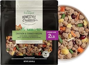 Freshpet, Dog Food Homestyle Creations Chicken Turkey Recipe, 32 Ounce