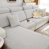 ele ELEOPTION Couch Cushion Covers Sectional Sofa L