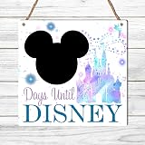 Pixie's Gifts Days Until Disney Chalkboard Plaque 18cm x 18.5cm view 2
