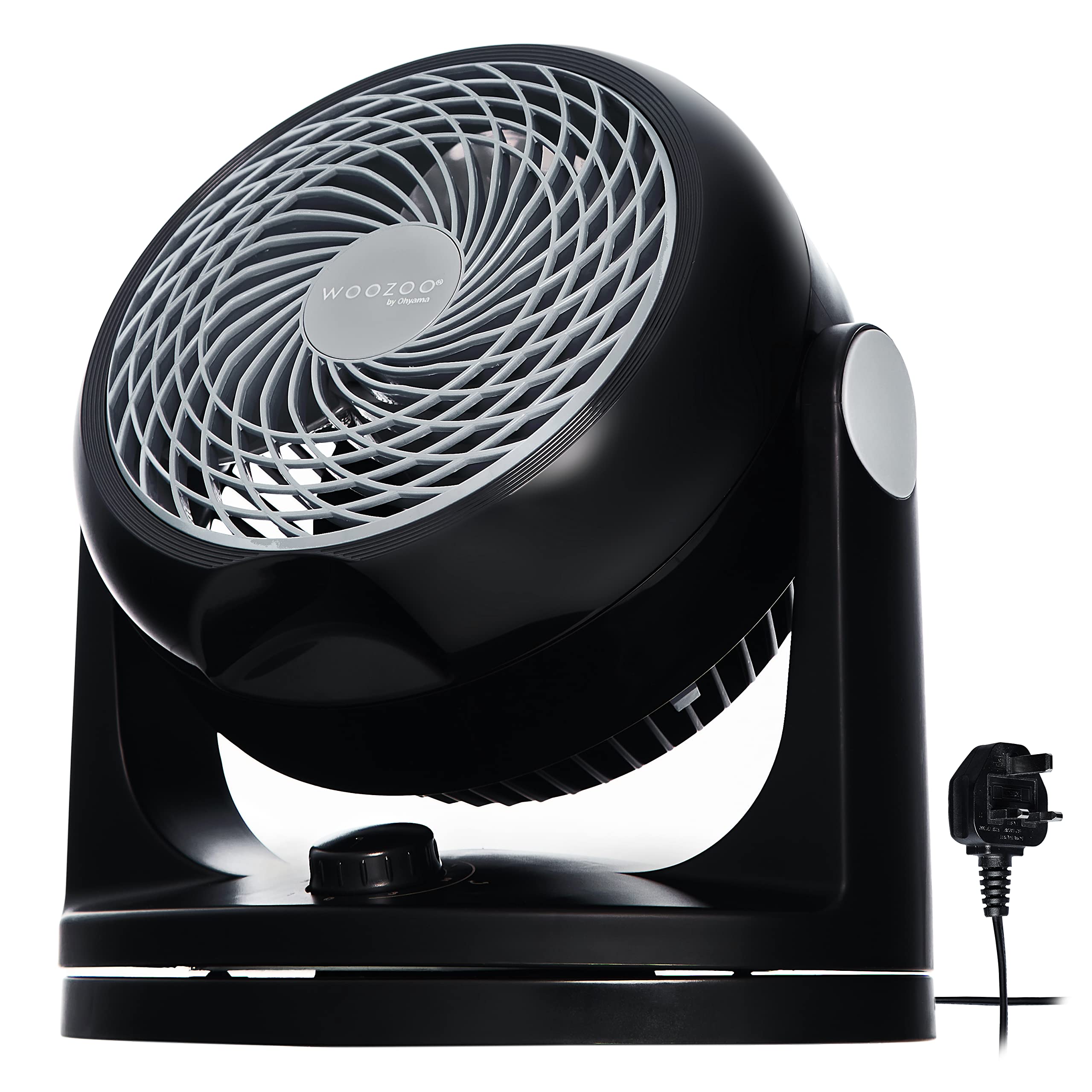 Iris Ohyama Fan, PCF-Hd-18, 7.3 Inch, 6 Angle Adjustable Head, Oscillating, Black