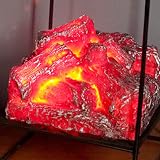 Keenso Bonfire Lamp Decor Iron Fireplace Light Safe Wide Application Room Type B view 5
