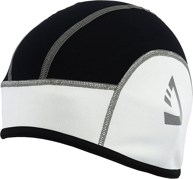 Deckra Cycling Skull Caps Under Helmet Bike Thermal Cap Black Red