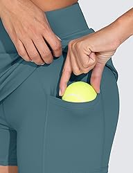 THE GYM PEOPLE Women's High Waisted Golf Skorts