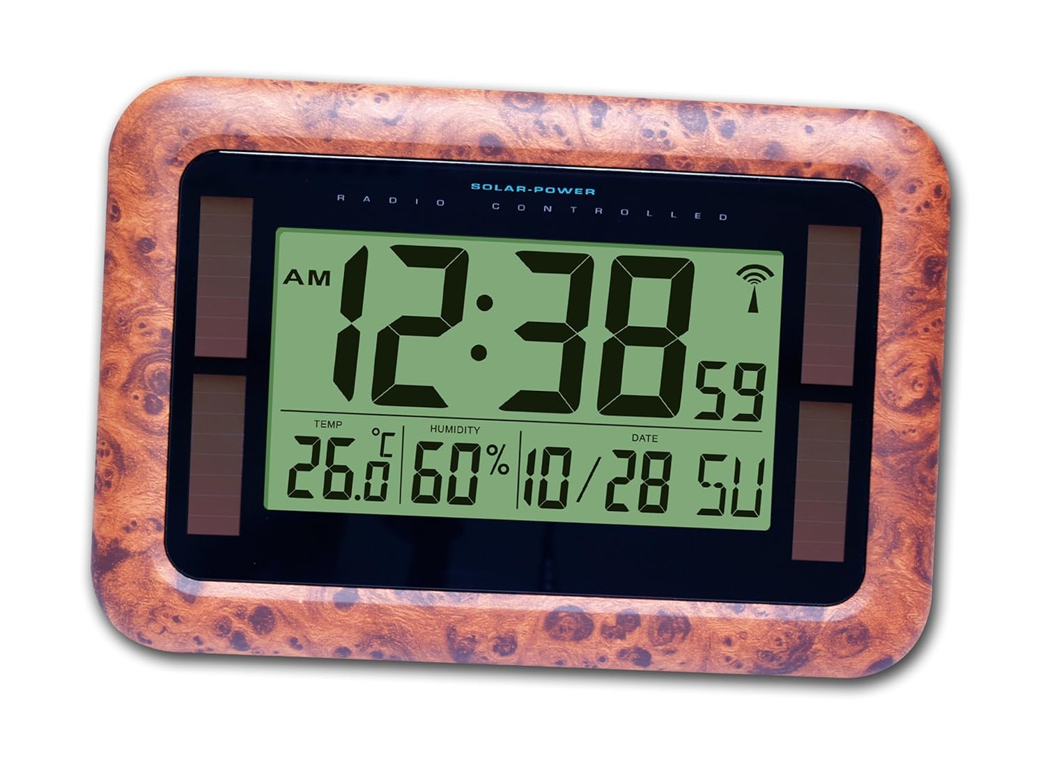 Inovalley Solar Power LARGE Digital Display Clock Amazon.co.uk Electronics