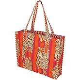 Marubhumi Women Lightweight Travel Bag Purse Cotton Shoulder Tote Bag For Shopping Grocery & Beach Bag