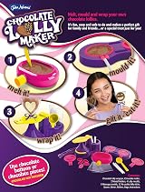 John Adams Chocolate Lolly Maker Craft Kit | Melt Mould Wrap 4 Designs Kids Age view 5