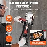 VEVOR Wall Chaser 4800W Grooving Cutting Machine 41mm Depth 42mm Width 8 Blades view 5
