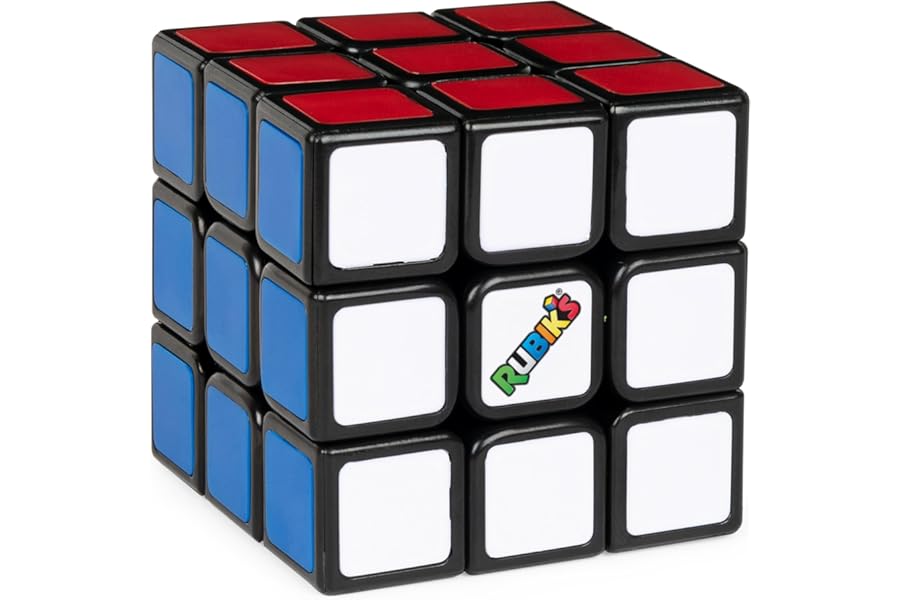 Rubik's Cube, The Original 3x3 Cube, Problem-Solving Brain Teaser, Color-Matching Puzzle, Fidget Toy, Sensory Puzzle, for Ages 8 & Up