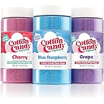 Amazon.com: Cotton Candy Express Floss Sugar Variety Pack with 3 ...