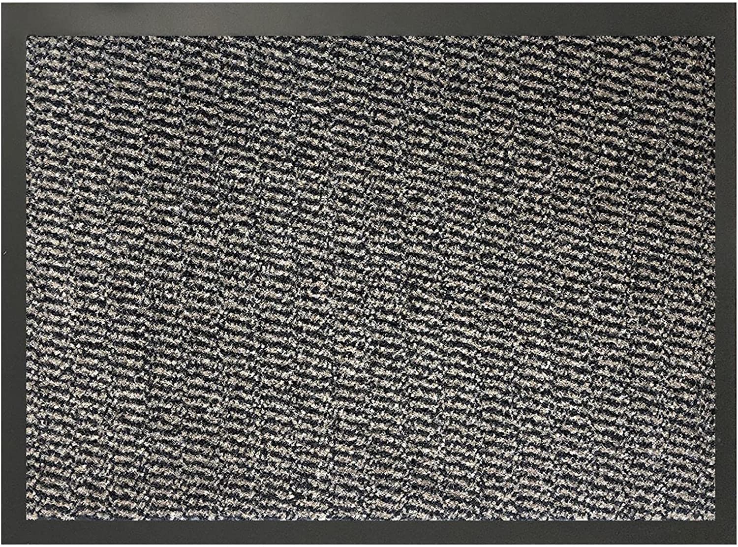 HOUSEGADS Dirt Trapper Door Mat for Indoor & outdoor Non Slip Rubber Backing Carpet and Floor Mat for Home, Kitchen & Office Super Absorbent Washable Mat for Front & Back Door (Grey, 40 X 60)