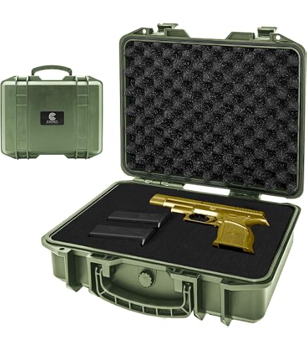 Amazon.com: CIGCRAFT TSA Approved Pistol Case, Gun Case for