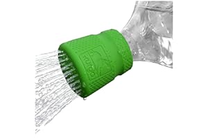 Kurgo Mud Dog Travel Shower - Portable Pet Shower for Adventure Dog Cleaning - Easy Bottle Shower Cap - Dishwasher Safe Silicone Shower Sprayer - Camping Pet Bath Accessory
