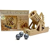 PATHFINDERS STEM Kit &ndash; Leonardo da Vinci Bombard | Build Your own Cannon | Science kit for Teens and Adults | Mechanical Engineering Build Model | Historical Artillery Construction Kit