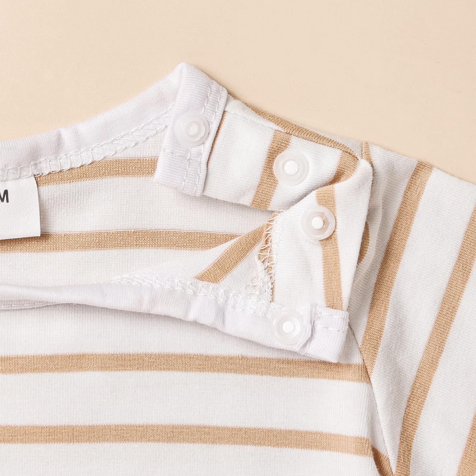 Baby Boy Clothes Newborn Outfits Stripe Romper Infant Cartoon Overall Adjustable Suspender Pants Set 0-18 Months