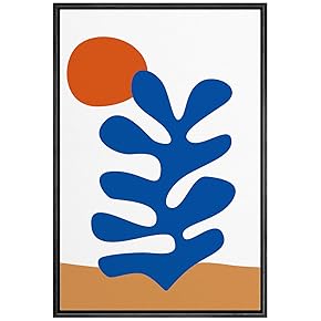 SIGNWIN Framed Canvas Wall Art Boho Decor Illustration...