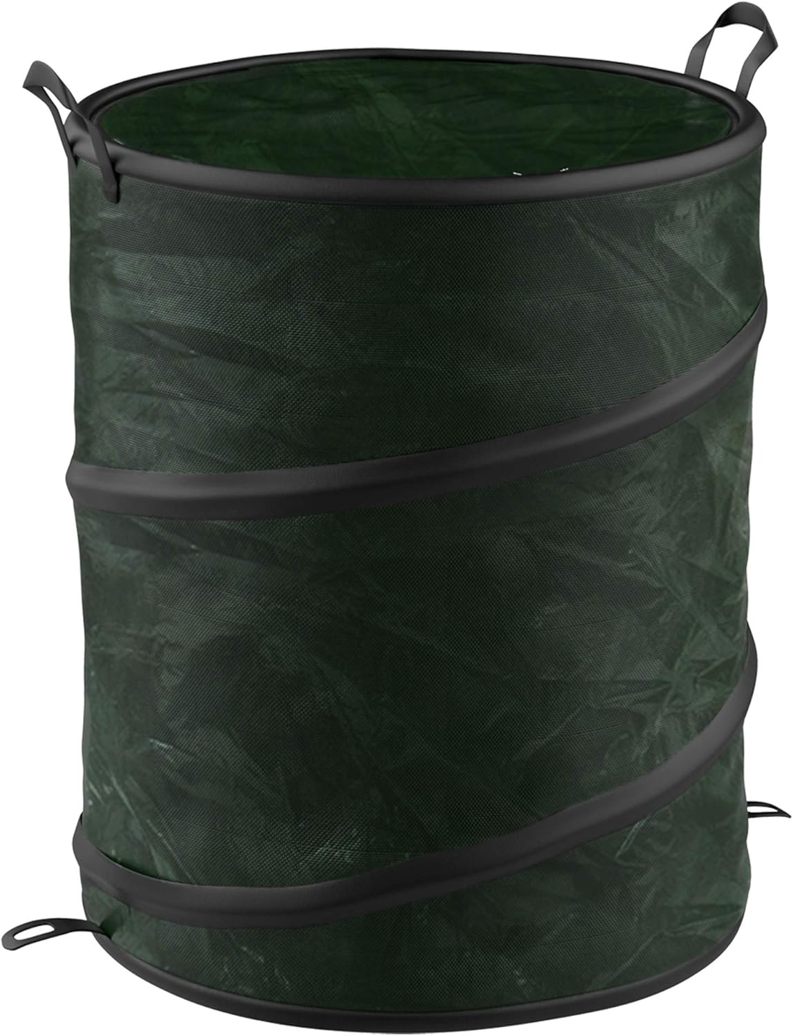 Wakeman Collapsible Trash Pop Up 44 Gallon Outdoor Portable Garbage Can with Zippered Lid – Ideal for Camping Recycling RVs: Home & Kitchen