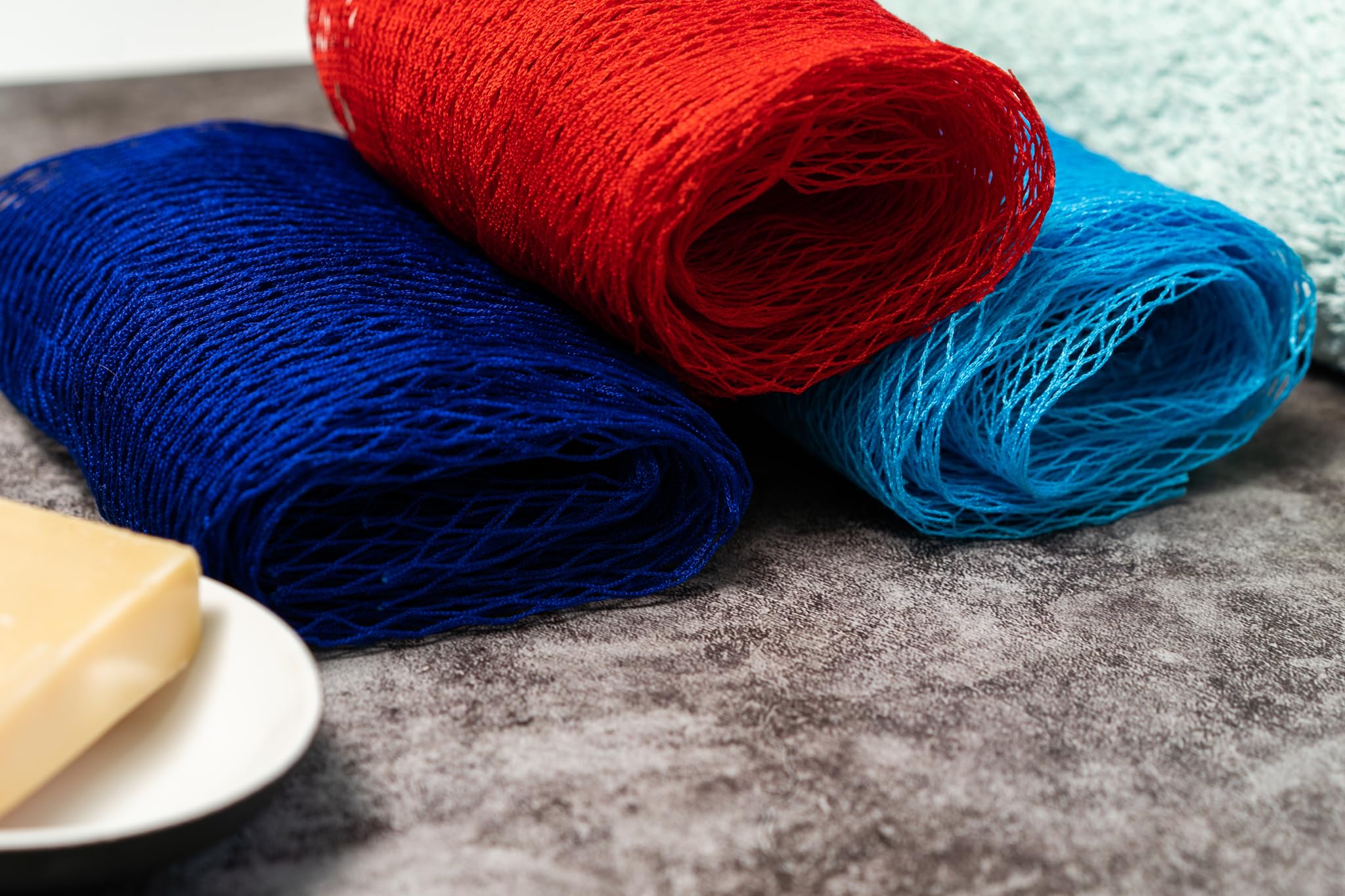 African Net Sponge, Shower Loofah, African Mesh Washcloth, Fast Drying Sponge, Exfoliating Body Scrubber, Soft Bath Net, Shower Sponge