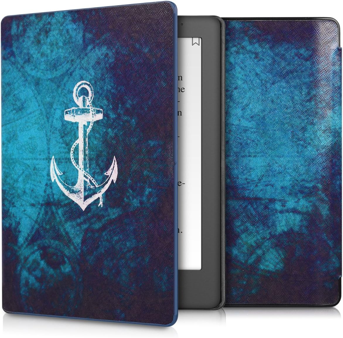 kwmobile Étui liseuse Kobo Aura H2O Edition 2 Housse avec Rabat