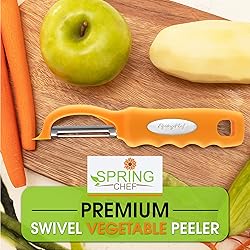 Spring Chef Premium Swivel Vegetable Peeler, Soft