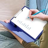 Rapesco VFDCB0L3 Foldover Clipboard with Pocket A4+ Blue view 4