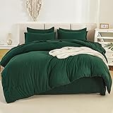 Litanika California King Comforter Set Dark Emerald