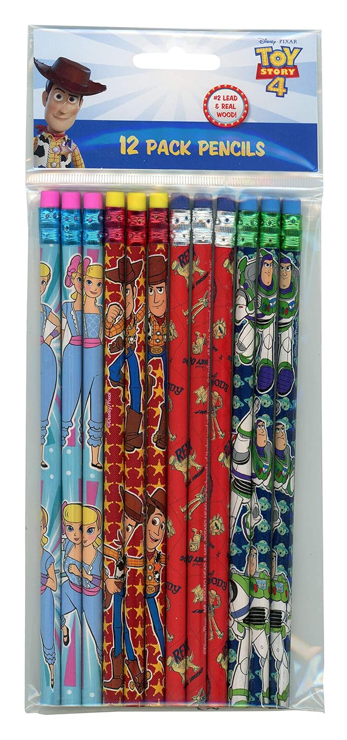 Disney Pixar Toy Story 4-12 Wood Pencils Pack: Industrial & Scientific