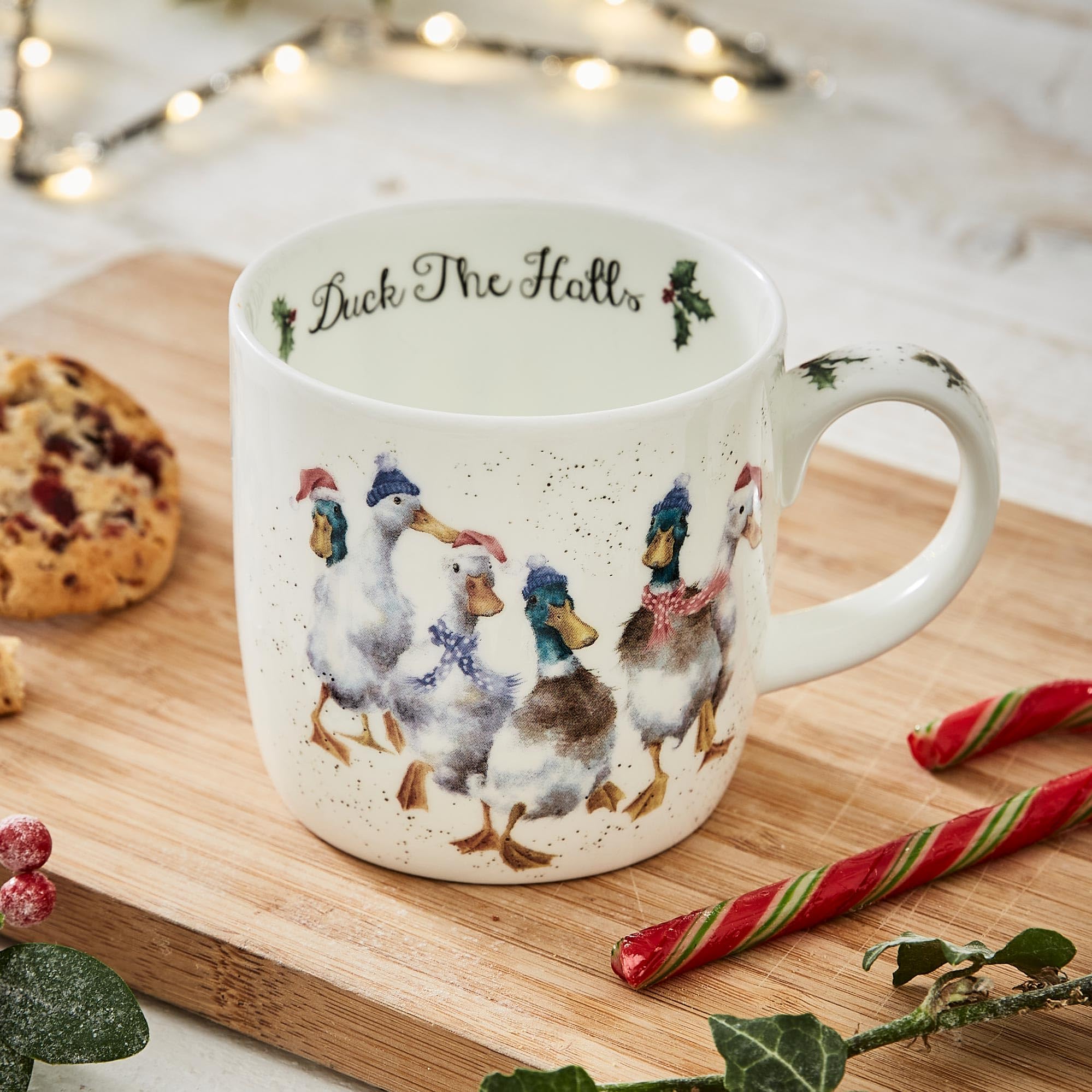 Duck The Halls (Ducks) - Single Mug