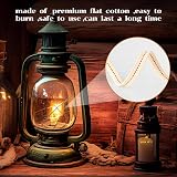 Abeillo 3 Rolls Lamp Wick 10 Ft 1/2 Inch Flat Cotton Oil Lantern Wick view 5