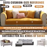 SHANNA Thick Lamb Faux Sofa Cover 1 2 3 4 Seater Non-Slip 110x110cm view 4