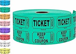 1000 Tacticai Raffle Tickets, Green
