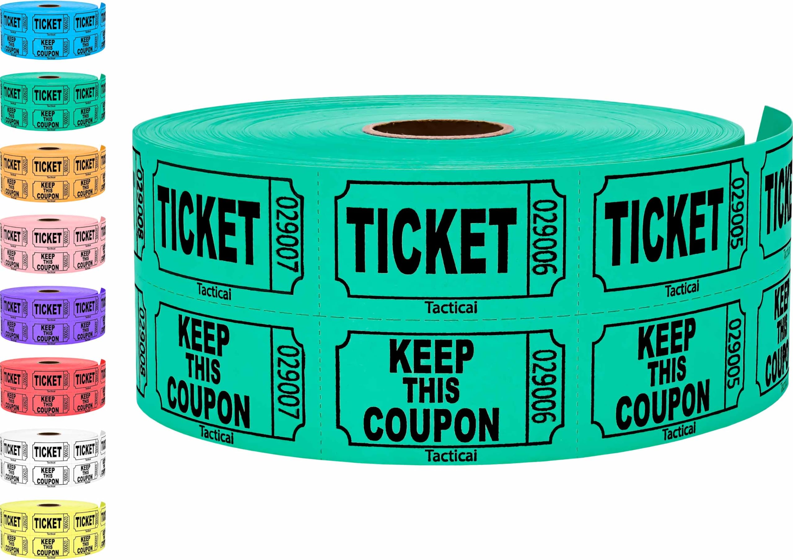 1000 Tacticai Raffle Tickets, Green