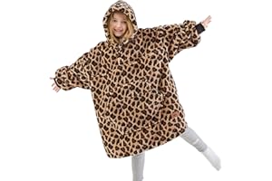 Degrees of Comfort Wearable Blanket Hoodie for Adults Women & Men - Cozy Warm, One Size Fits All