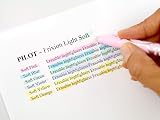 Pilot FRIXION LIGHT SOFT Erasable Highlighters Pastels Pack of 5 view 9