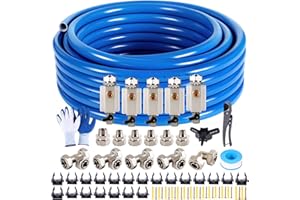 MOUUY Shop Air Line Kit 3/4"100'&200'&300' HDPE-Aluminum-HDPE Air Tubing Kit for Compressor Accessories, Leak-Proof & Easy to Install Piping System for Garage