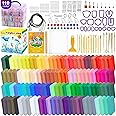 IGaiety Polymer Clay 110 Colors DIY Baking Modeling Craft Clay with Sculpting Tools and Accessories 245 Pcs Non-Toxic Ideal Gift for Beginner Adults Kids Jewelry Making