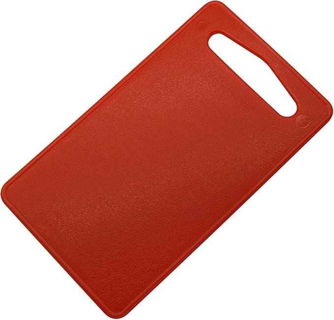 Fackelmann Tabla Cocina 24X14Cm, Polietileno LLDPE, Rojo, 24 x 14 x 0.5 cm