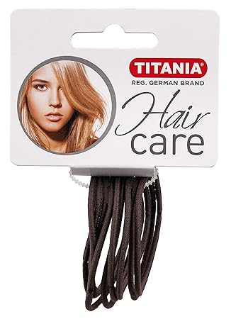 Amazon Com Titania Large Hair Elastics Grey 9 Pieces