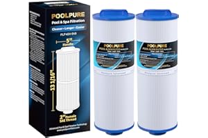 POOLPURE Spa Filter Replaces PWW50L, Unicel 4CH-949, Filbur FC-0172, SD-01143, 817-4050, PDC570-AFS, Rising Dragon 50, Waterw