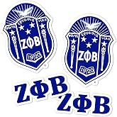Desert Cactus Zeta Phi Beta Sorority Sticker Decal (Crest) | Officially Licensed ZPB Vinyl for Laptop, Water Bottler, Cars and Scrapbook, Merch