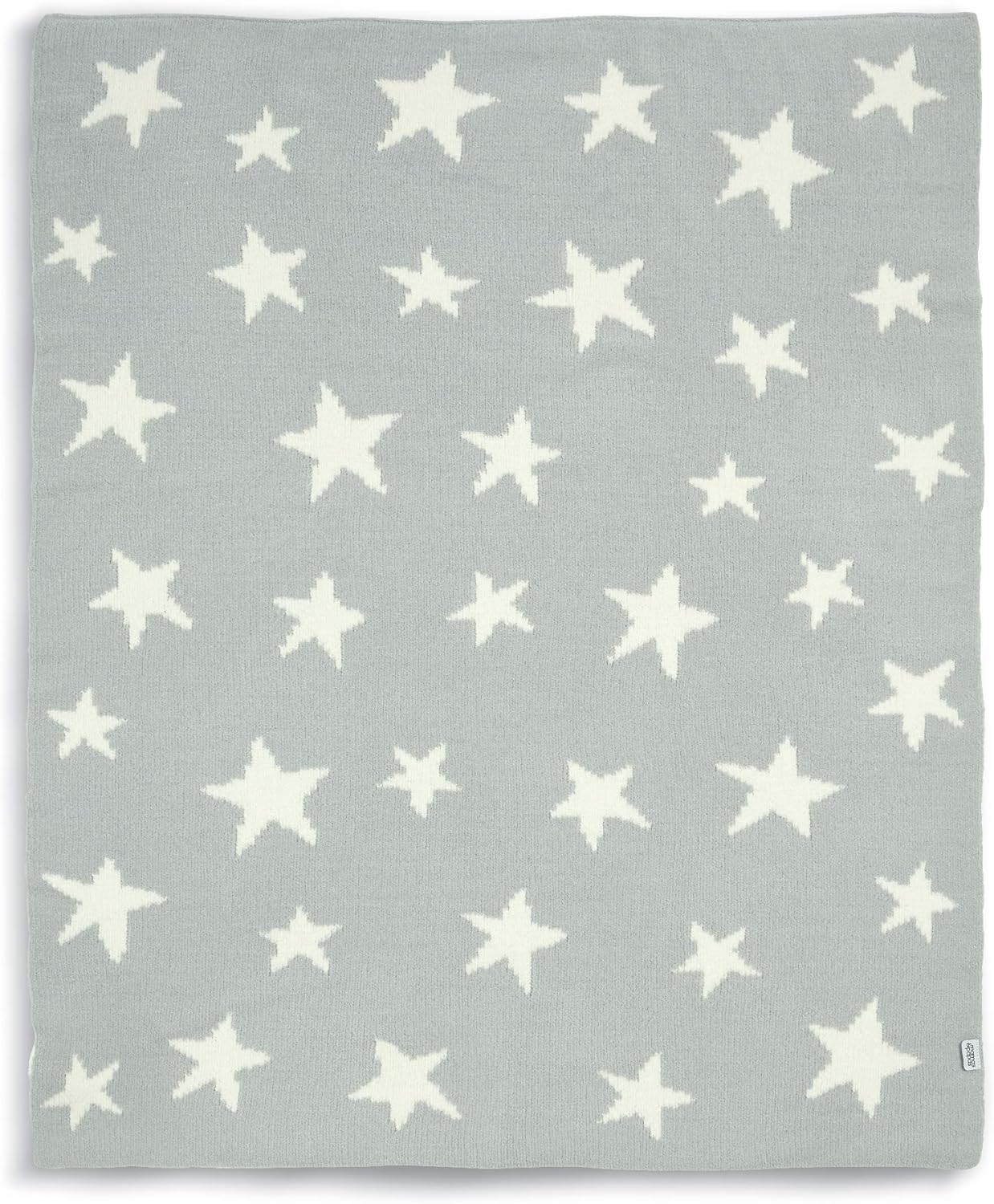 Mamas & Papas Small Knitted Blanket, Pointelle, Off White, Baby