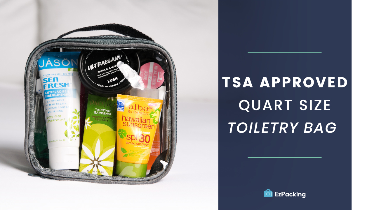 tsa approved quart bolsa